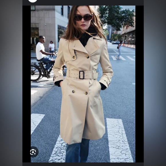 Zara trench coat rain coat 🧥 - Picture 10 of 12